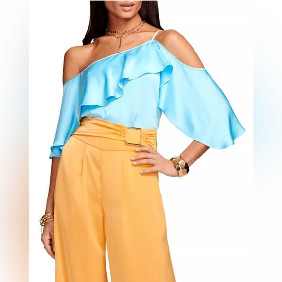 Ramy Brook Scarlett Top in Sky Blue, NWT, Size L - Picture 8 of 8